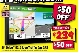 JB Hi-Fi 5" Drive™ 53 & Live Traffic Car GPS offer