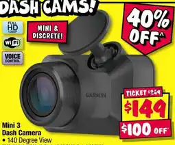 JB Hi-Fi Garmin Mini 3 Dash Camera offer