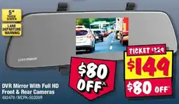 JB Hi-Fi DVR Mirror With Full HD Front & Rear Cameras offer