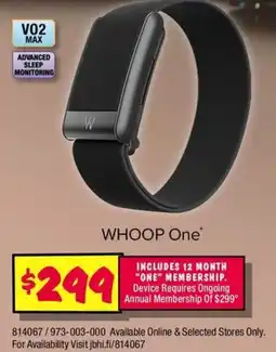 JB Hi-Fi Whoop One offer