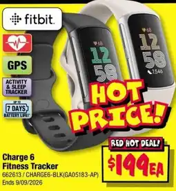 JB Hi-Fi Fitbit Charge 6 Fitness Tracker offer