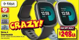 JB Hi-Fi Fitbit Versa 4 Smartwatch offer