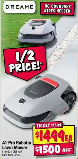 JB Hi-Fi Dreame A1 Pro Robotic Lawn Mower offer