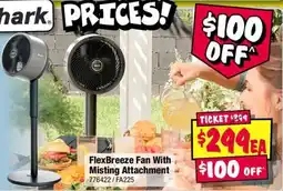 JB Hi-Fi Shark FlexBreeze Fan With Misting Attachment offer