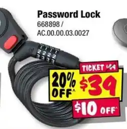 JB Hi-Fi Password Lock offer