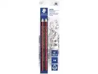 Officeworks Staedtler Learner Jumbo Triangular Graphite Pencils HB 2 Pack offer