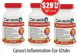 Healthy World Pharmacy Caruso's Inflammation-Eze 42tabs offer