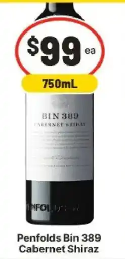 IGA Penfolds Bin 389 Cabernet Shiraz offer