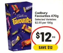 IGA Cadbury Favourites offer