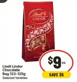 IGA Lindt Lindor Chocolate offer