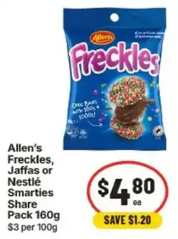 IGA Allen's Freckles offer