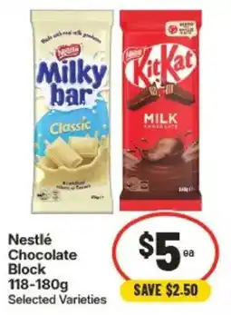 IGA Nestlé Chocolate Block Selected Varieties offer