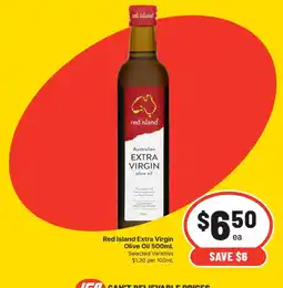 IGA Red Island Extra Virgin Olive Oil offer