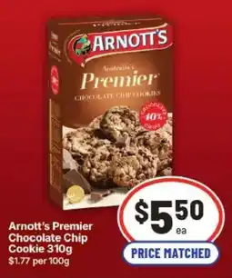 IGA Arnott's Premier Chocolate Chip Cookie offer