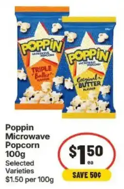 IGA Poppin Microwave Popcorn offer