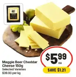 IGA Maggie Beer Cheddar Cheese offer