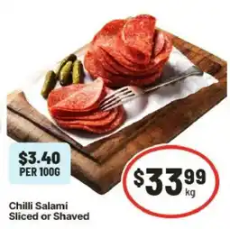 IGA Chilli Salami offer