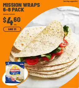 IGA Mission Wraps offer