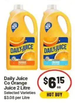 IGA Daily Juice Co Orange Juice offer