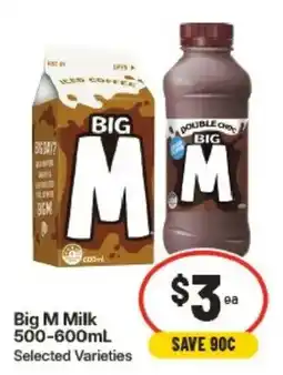 IGA Big M Milk offer