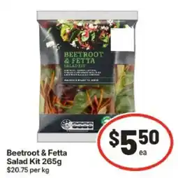 IGA Beetroot & Fetta Salad Kit offer