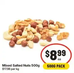 IGA Mixed Salted Nuts offer