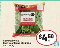 IGA Community Co Baby Leaf Salad Mix offer