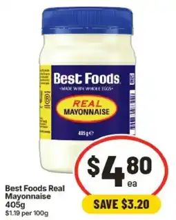IGA Best Foods Real Mayonnaise offer