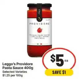 IGA Leggo's Providore Pasta Sauce offer