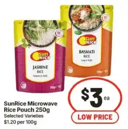 IGA SunRice Microwave Rice Pouch offer