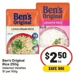 IGA Ben's Original Rice offer