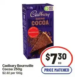 IGA Cadbury Bournville Cocoa offer
