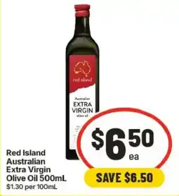 IGA Red Island Australian Extra Virgin Olive Oil offer