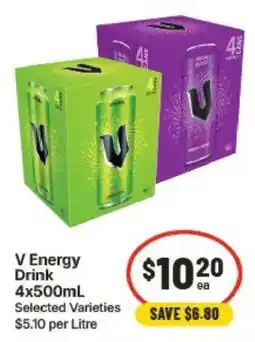 IGA V Energy Drink offer