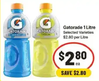 Gatorade 1 Litre Selected Varieties