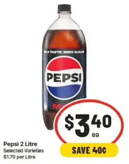 IGA Pepsi 2 Litre offer