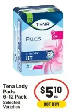 IGA Tena Lady Pads offer