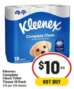 IGA Kleenex Complete Clean Toilet Tissue offer