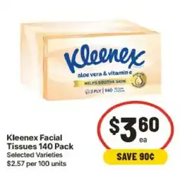 IGA Kleenex Facial Tissues offer