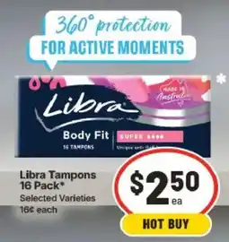 IGA Libra Tampons offer