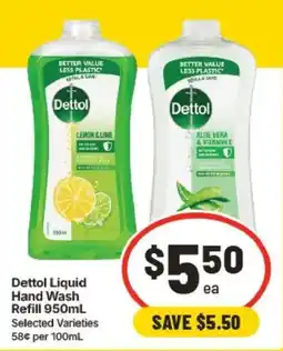 IGA Dettol Liquid Hand Wash Refill offer