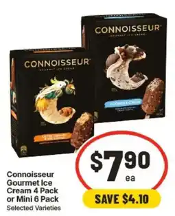 IGA Connoisseur Gourmet Ice Cream offer