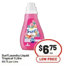 IGA Surf Laundry Liquid Tropical offer