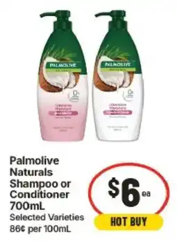IGA Palmolive Naturals Shampoo or Conditioner offer