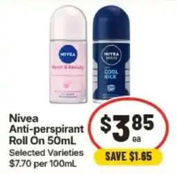 IGA Nivea Anti-perspirant Roll On offer
