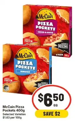 IGA McCain Pizza Pockets offer