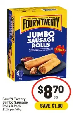 IGA Four'n Twenty Jumbo Sausage Rolls offer
