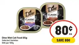 IGA Dine Wet Cat Food offer