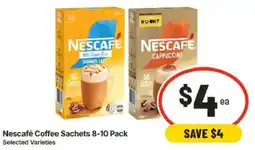 IGA Nescafé Coffee Sachets Selected Varieties offer