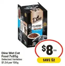 IGA Dine Wet Cat Food offer